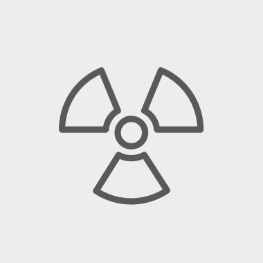 Pervane ince çizgi simgesi