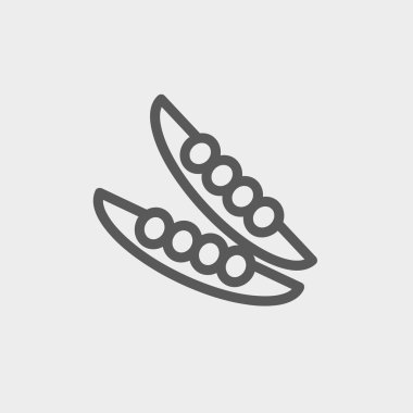 Çin kereviz ince çizgi simgesi