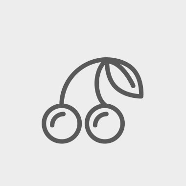 Kiraz ince satırı simgesi