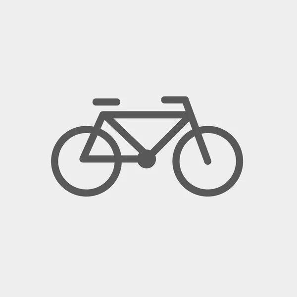 Bicycle thin line icon — Stock Vector