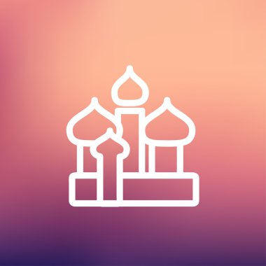 Saint basil Katedrali ince satırı simgesi