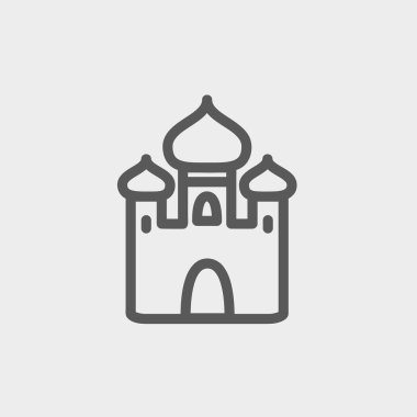 Saint basil Katedrali ince satırı simgesi