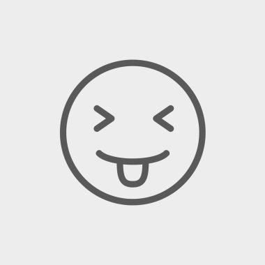 Komik ince satırı simgesi