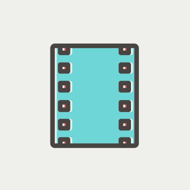 Negatif ince satırı simgesi