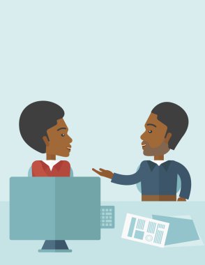 İki profesyonel iş adamları.