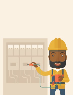 siyah elektrikçi elektrik paneli tamiri