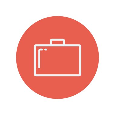 Evrak Çantası'nı ince çizgi simgesi