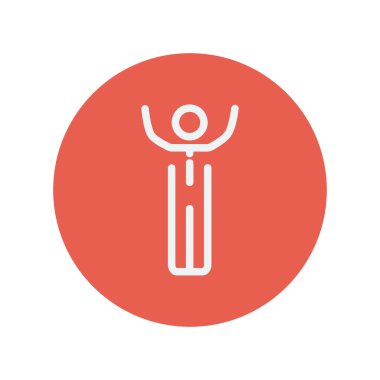 kazanan ince çizgi simgesi