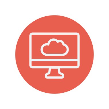 Bulut ince çizgi simgesiyle izlemek