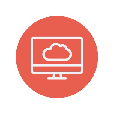 Bulut ince çizgi simgesiyle izlemek