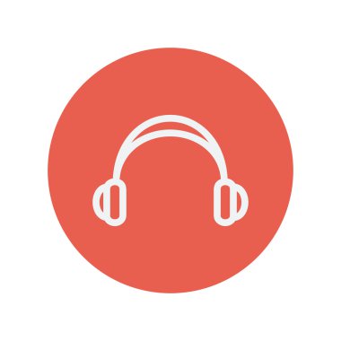 Headphone thi line icon