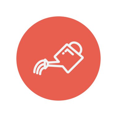 Sulama olabilir ince çizgi simgesi