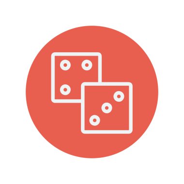 Dices ince çizgi simgesi