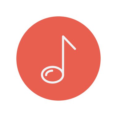 Sekiz Not ince çizgi simgesini