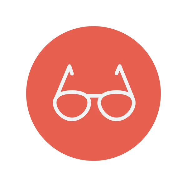 Napszemüveg vékony vonal ikon — Stock Vector
