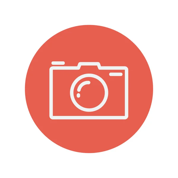 Camera thin line icon — Stock Vector