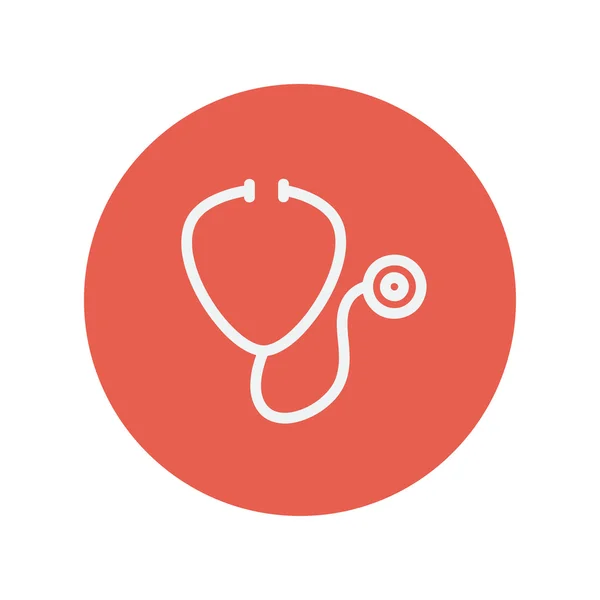 Stetoscope thin line icon — Stockvector