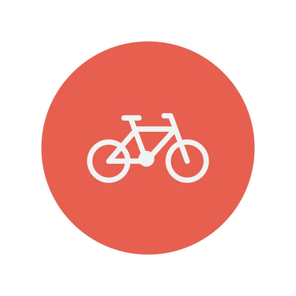 Bicicleta icono de línea delgada — Vector de stock