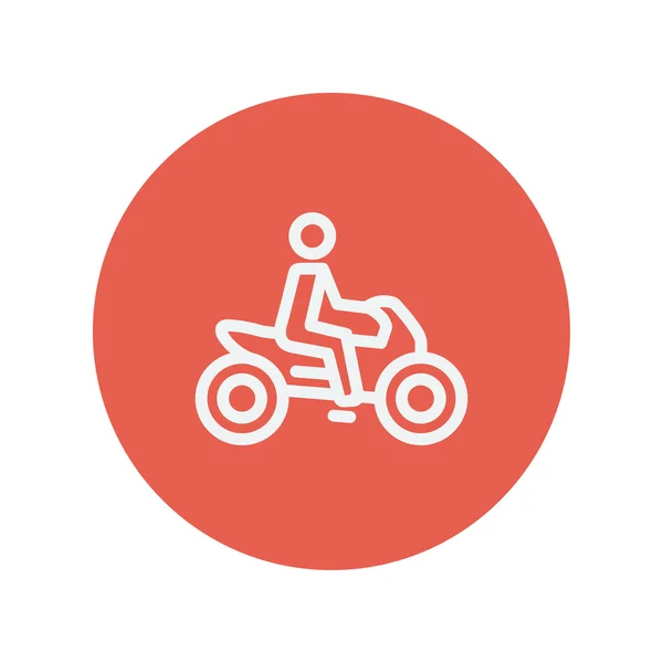 Motor dunne lijn pictogram — Stockvector