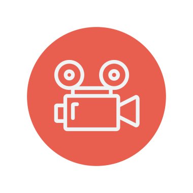 Sinematografi ince çizgi simgesi