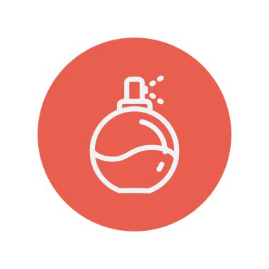 Parfüm ince çizgi simgesi