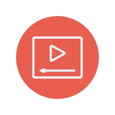 Oynat düğmesini hızlı ileri ince çizgi simgesiyle