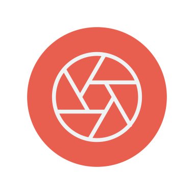 Kamera çekim ince çizgi simgesi