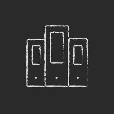 Tebeşirle çizilmiş defteri dosyası