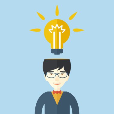 işadamı parlak bir fikri vardır.