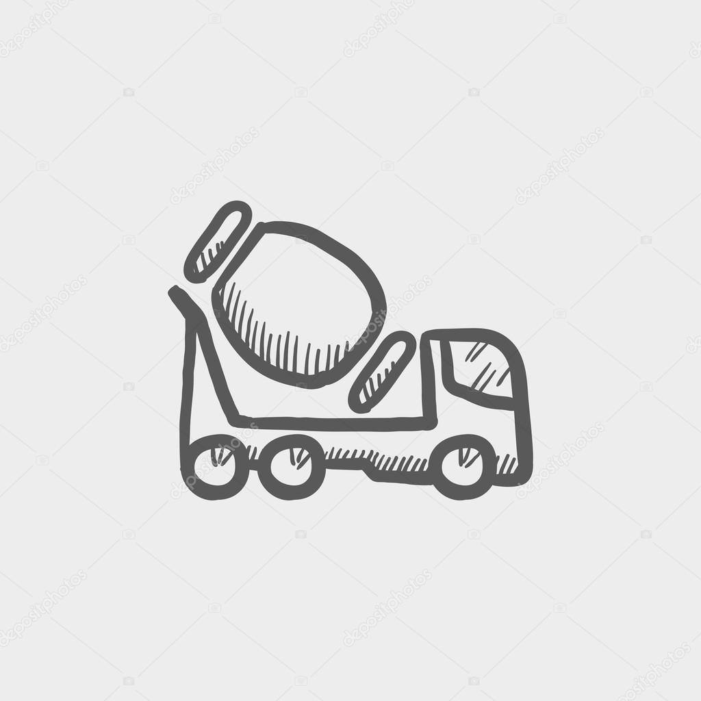 Desenho animado - Construção - Trator, Caminhão Betoneira, Guindaste -  Tractor, concrete mixer truck 