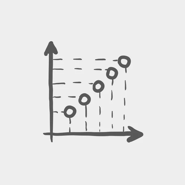 Flechas que indican el icono del boceto de información — Archivo Imágenes Vectoriales