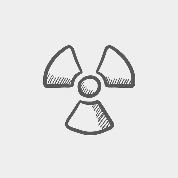 Propeller sketch icon — 图库矢量图片