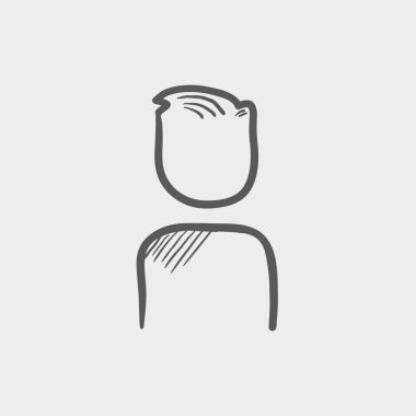 Man sketch icon