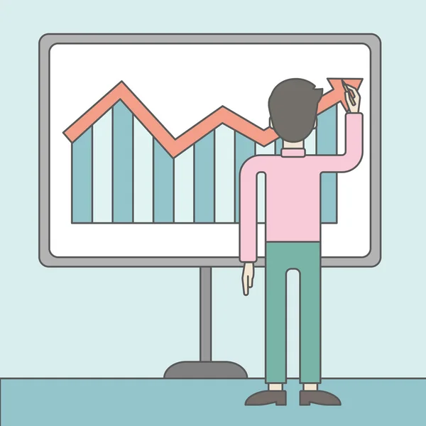 Relatório de negócios . —  Vetores de Stock