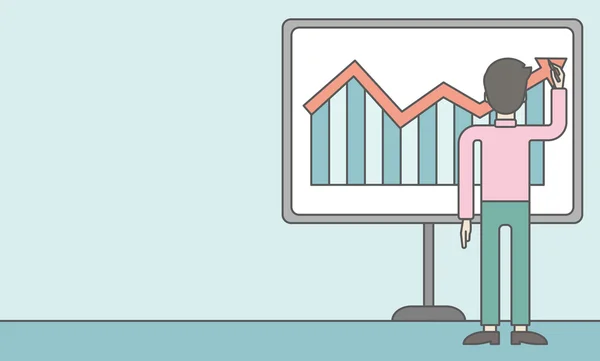 Informe empresarial . — Vector de stock