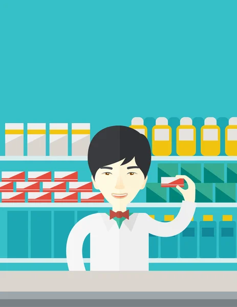 Farmacéutico. — Vector de stock