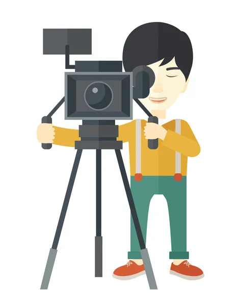 Cameraman. — Stock Vector