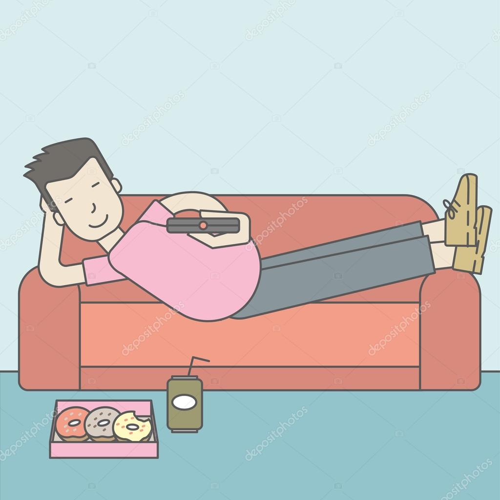 Lazy man Vector Art Stock Images | Depositphotos Lazy man Vector Art Stock Images | Depositphotos