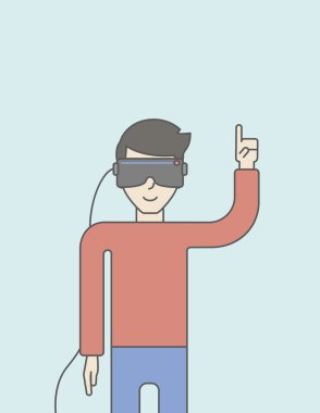 Sanal relaity kulaklık.