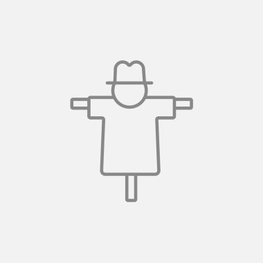 Korkuluk satırı simgesi.