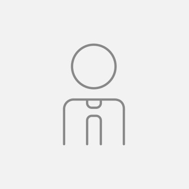 İş adamı satırı simgesi.