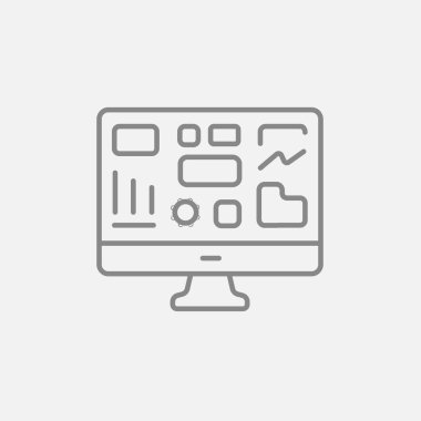 İş grafikleri satırı simgesi ile izlemek.