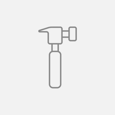 çekiç satırı simgesi.