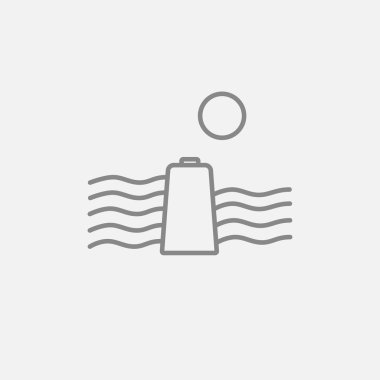 Güneş Enerji ve Hidroelektrik satırı simgesi.