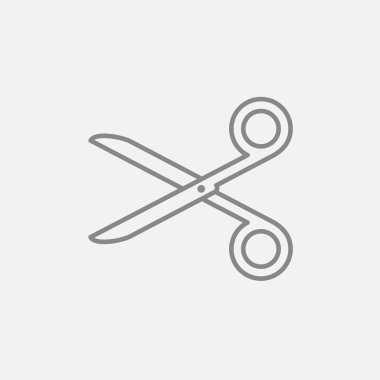 makas satırı simgesi.