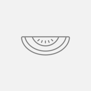 Kavun satırı simgesi.