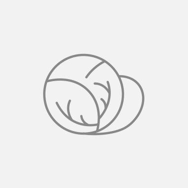 Lahana çizgisi simgesi.