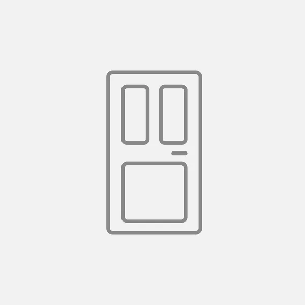 Front door line icon. — Wektor stockowy