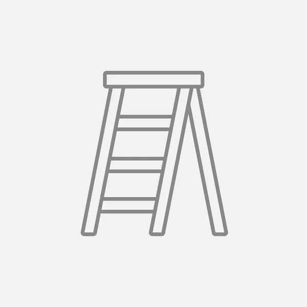 Icono de línea de escalera . — Archivo Imágenes Vectoriales