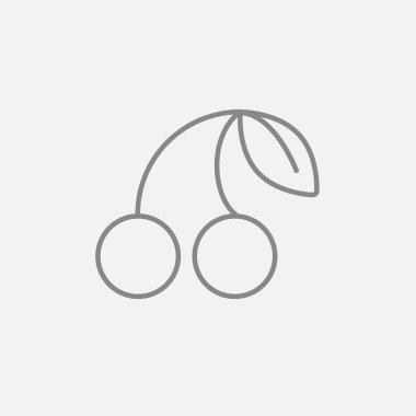 Kiraz satırı simgesi.